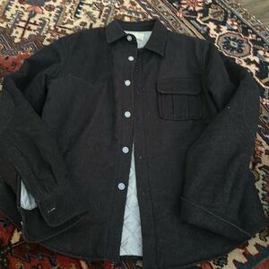 Band of Outsiders Flannel Shirt Jacket size 4 Large